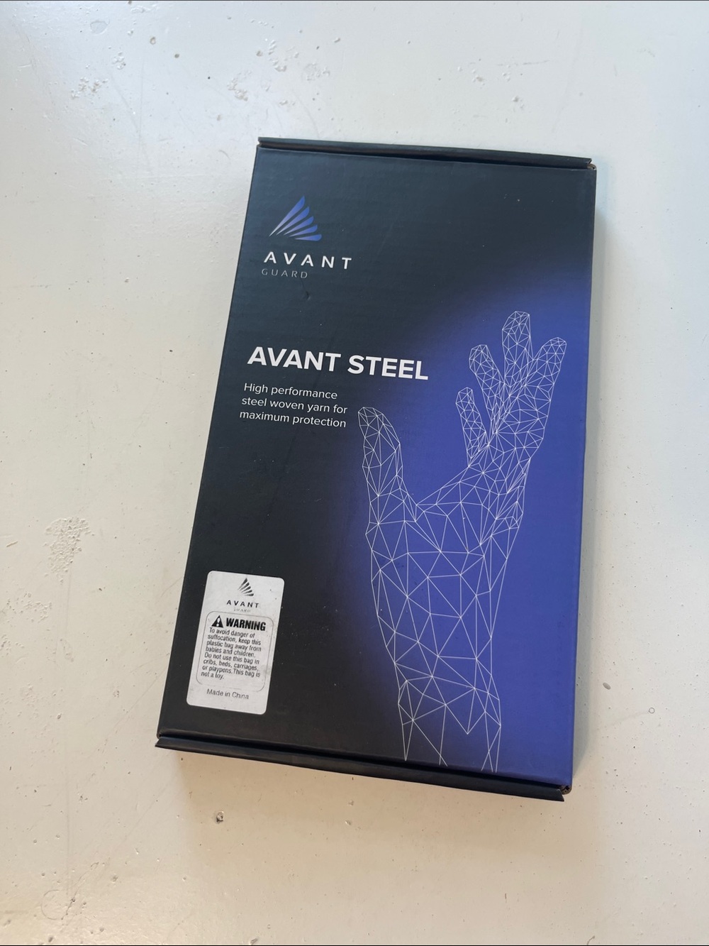 Avant Steel Black Small Highest Cut Resistant Woven Yarn Gloves